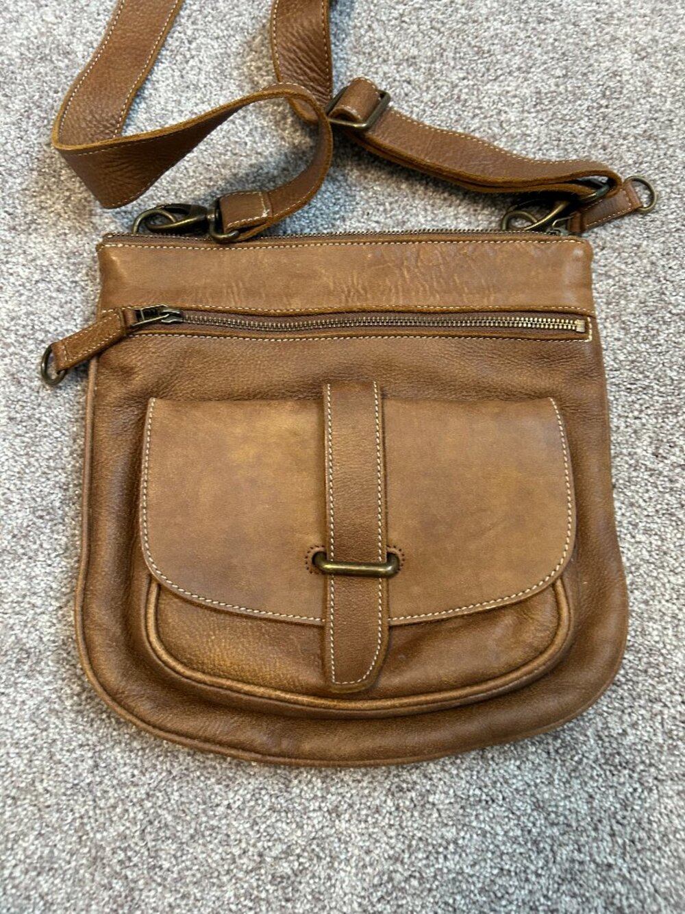 Roots Leather Purse